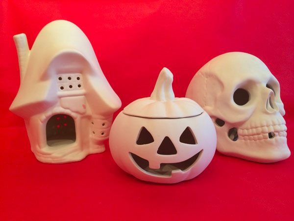 Sample Bisque Shapes - Going Pottie Studio