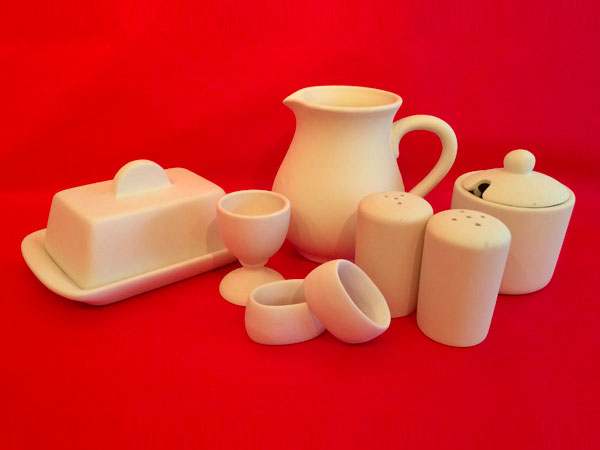 Sample Bisque Shapes - Going Pottie Studio
