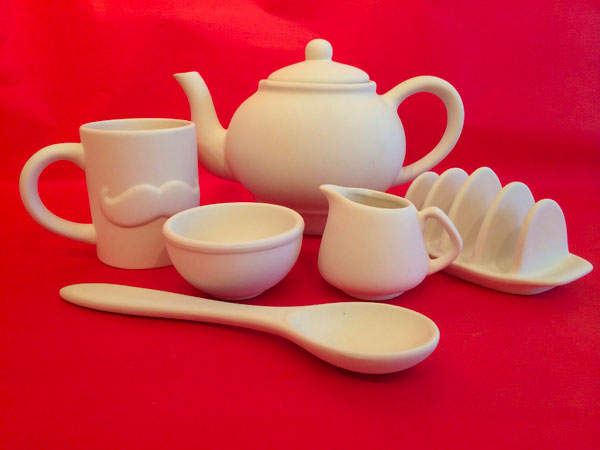 Sample Bisque Shapes - Going Pottie Studio