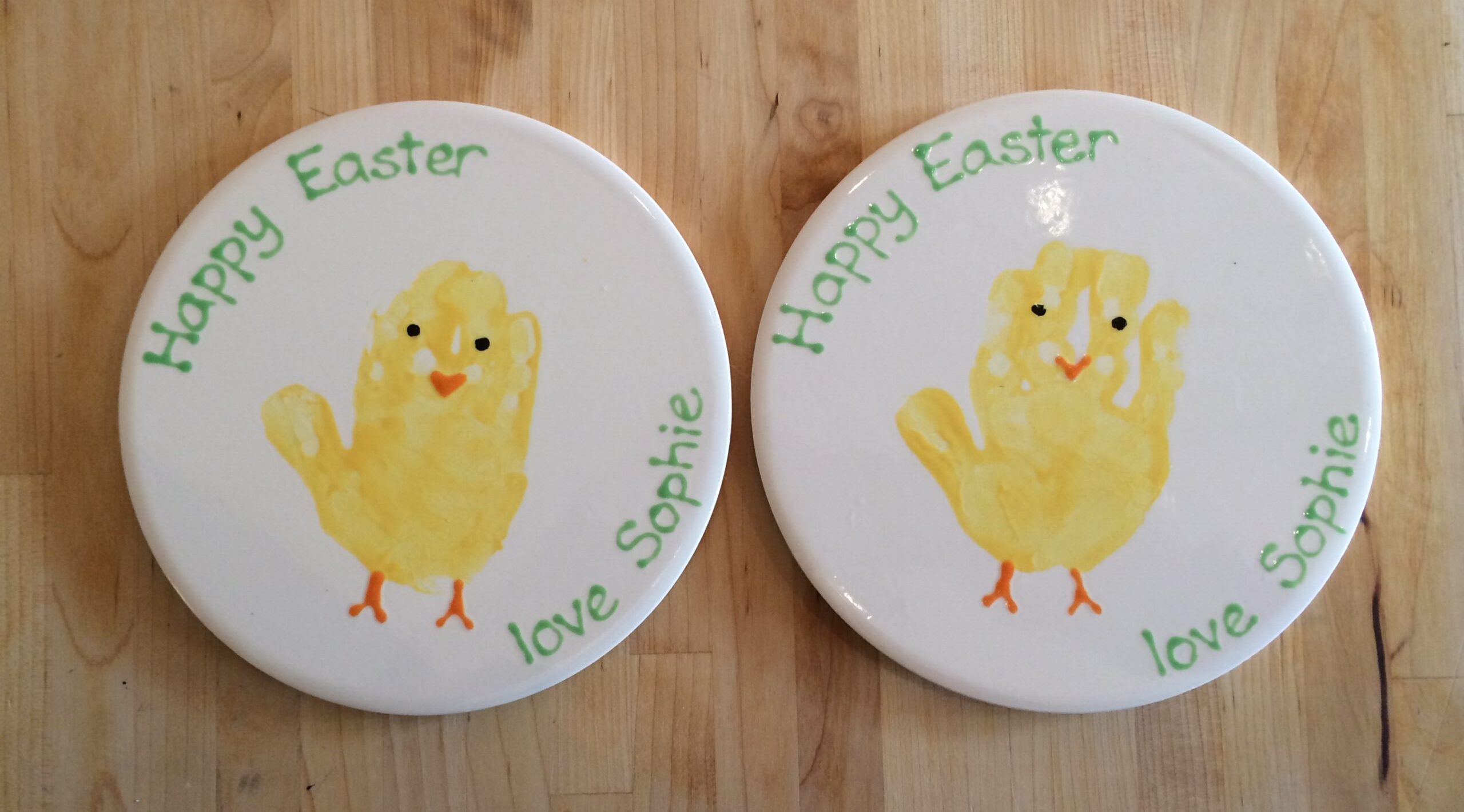 Customer – Sophie – Chick Handprints
